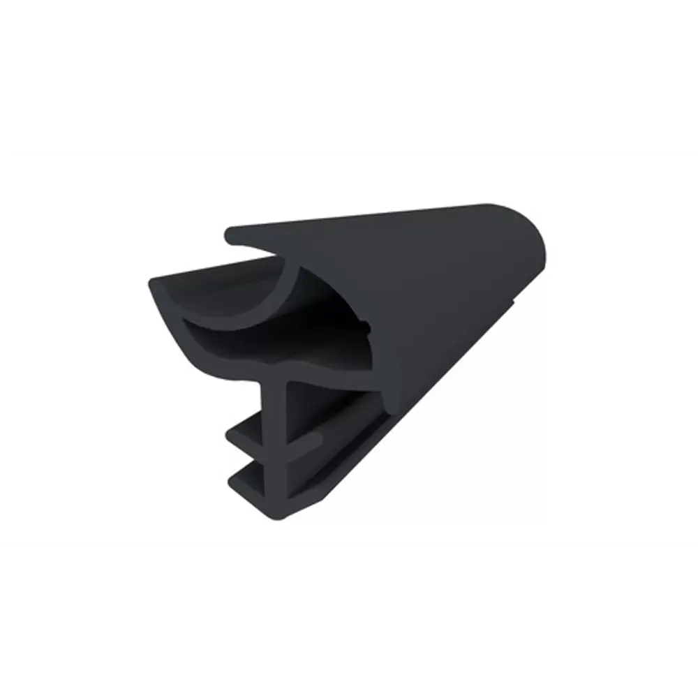 Уплотнитель для дверей Deventer универсальный профиль 5.5 м цвет черный Santreyd STLM-2069678