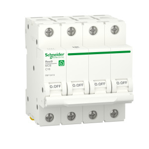 R9F12416 Автоматический выключатель 4P 16А (C) 6кА Schneider Electric Resi9