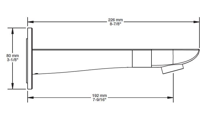 Встраиваемый термостатический набор для ванны с ручным душем BARIL PRO-4325-45 ARCH-00060919 - Вид №3