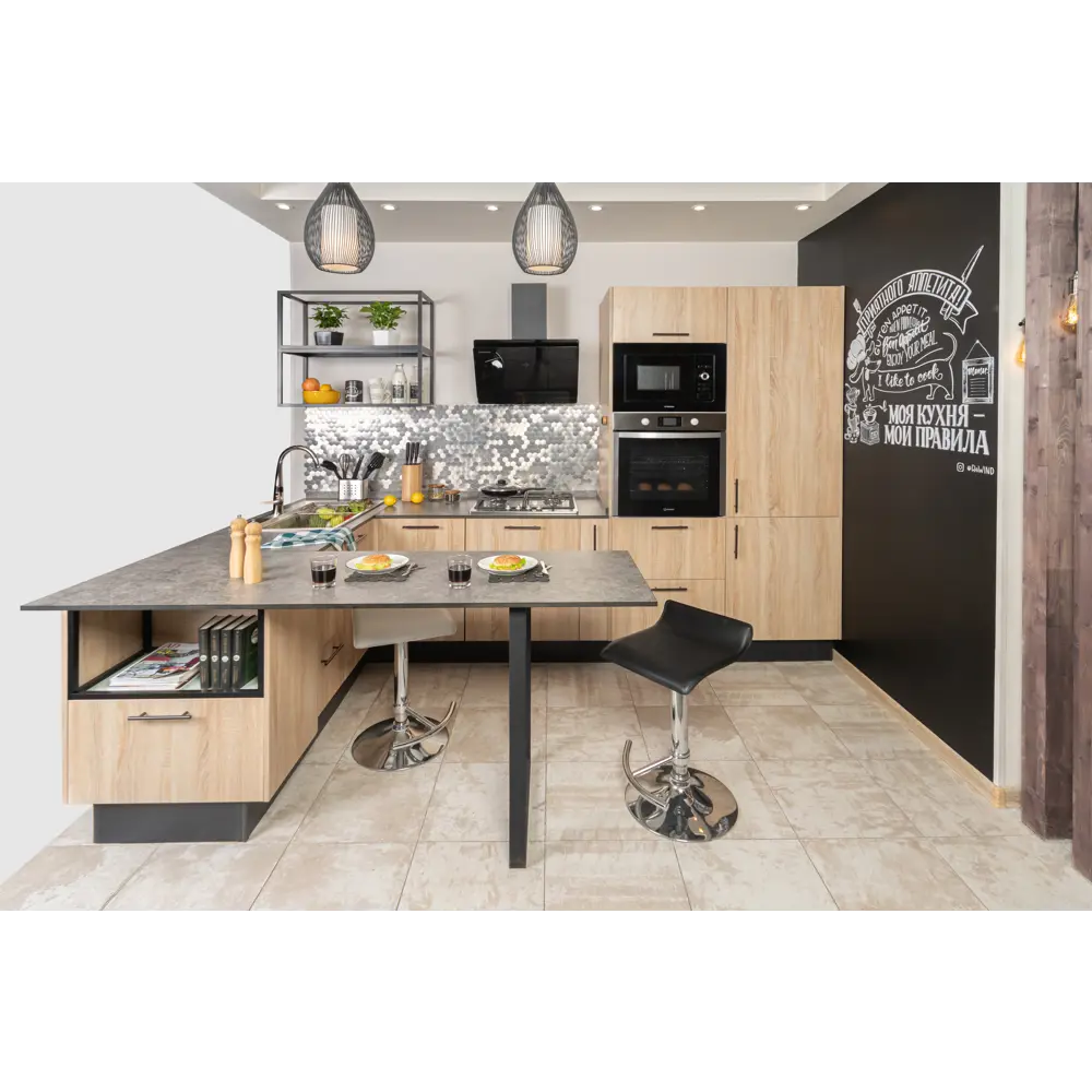 Дверь для ящика Delinia ID «Сантьяго» 40x26 см, ЛДСП, цвет коричневый STLM-2031974 - Вид №6