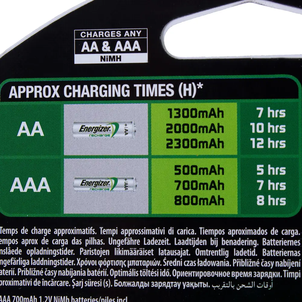 Зарядное устройство для аккумуляторных батареек Energizer Mini Charger 2 шт. цвет черный STLM-2018110 - Вид №2