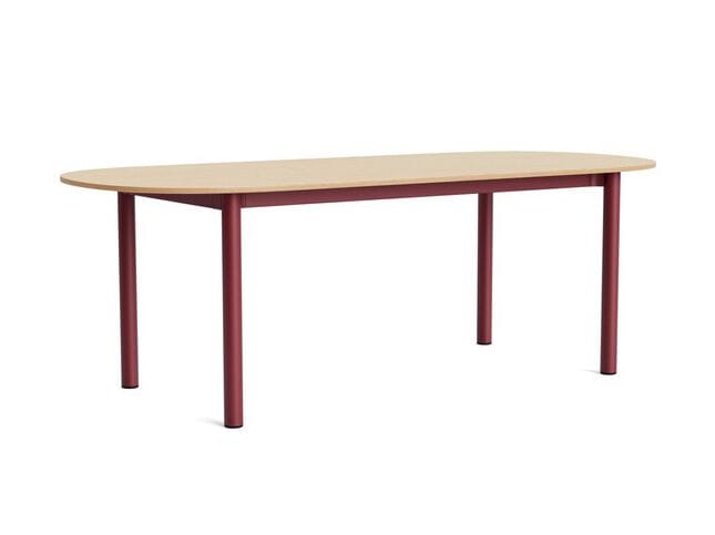 Овальный стол с алюминиевыми ножками или массивным дубом Hay пристройка ARCH-00085823 - Вид №1