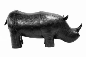 Пуф "Носорог" черный EUROSON ЖИВОТНЫЕ 126052 Черный