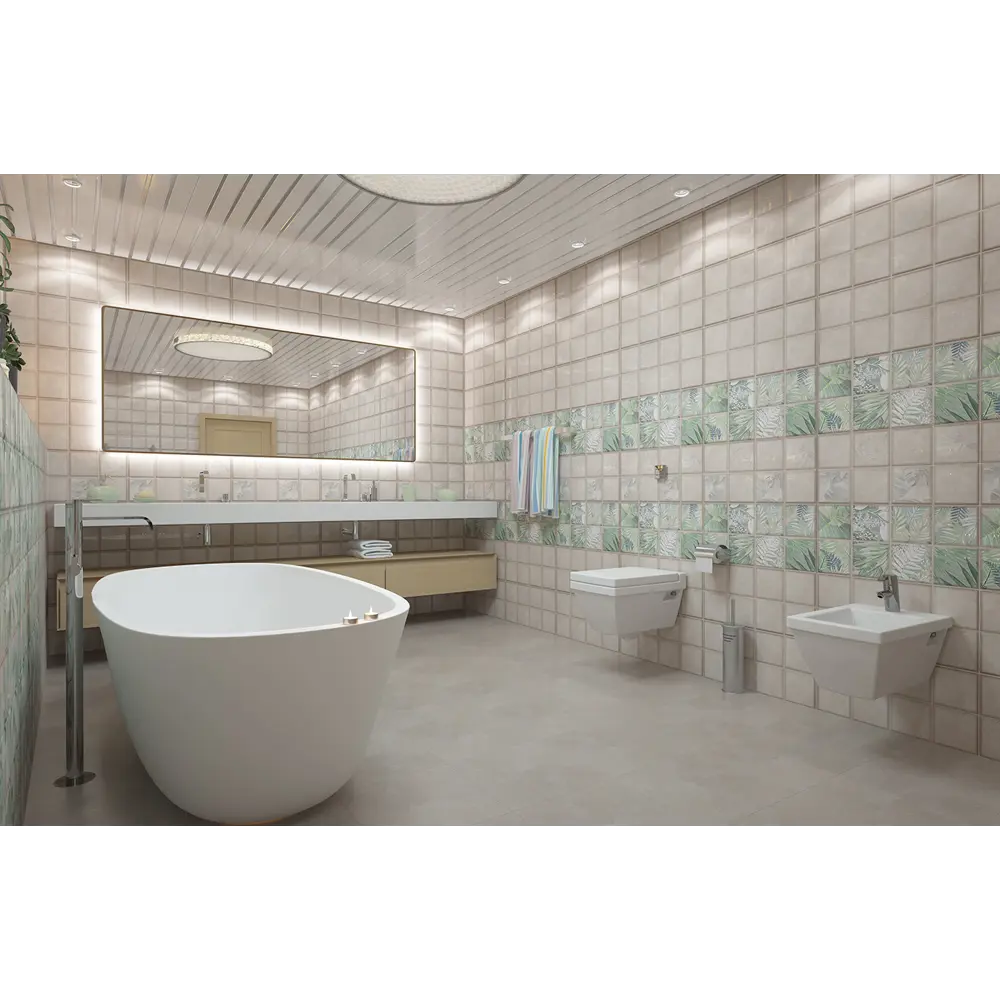 Плитка настенная Azori Maiolica Crema 31.5x63 см 1.59 м² цвет бежевый 84735786 STLM-2134539 Kerlife - Вид №1