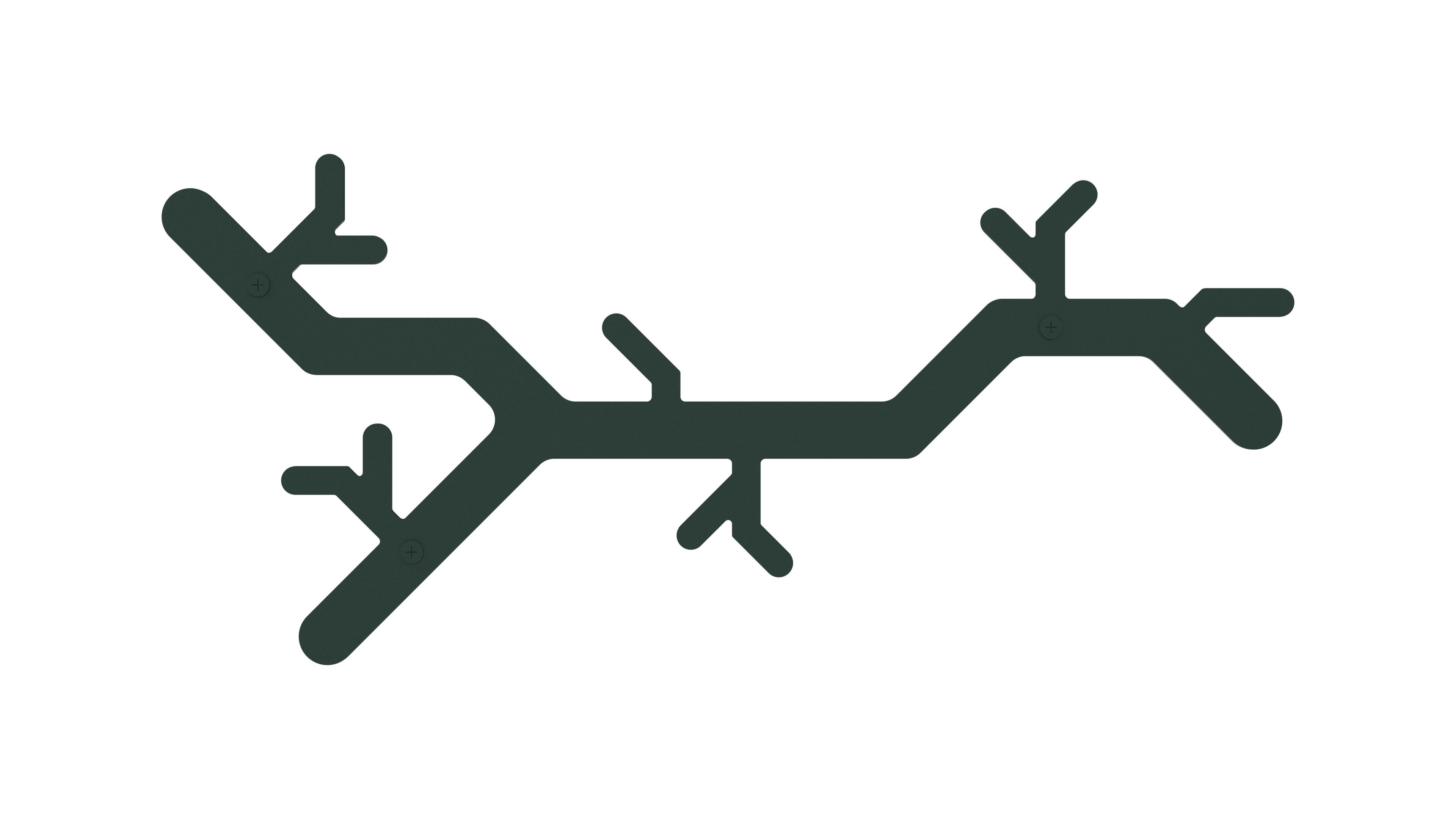 Стальная настенная вешалка с порошковым покрытием FUNCTIONALS TREE HOOKED ARCH-00076583 - Вид №2