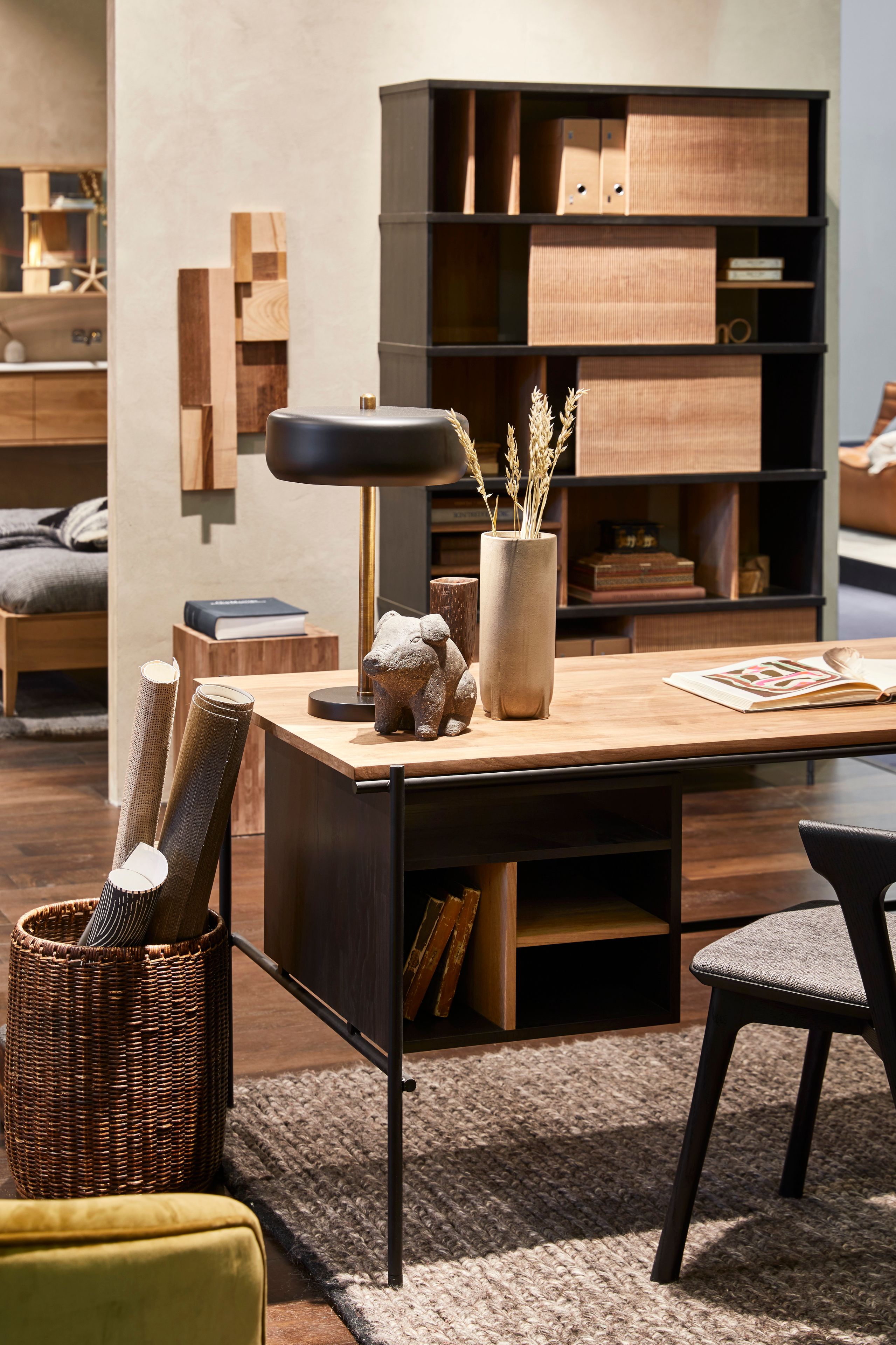 Прямоугольный стол из дуба с ящиками Ethnicraft Оскар ARCH-00033264 - Вид №5