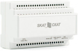 SKAT-24-2.0-DIN Skat-24-2,0 din power supply 24v 2a plastic case for 35 mm din rail Бастион