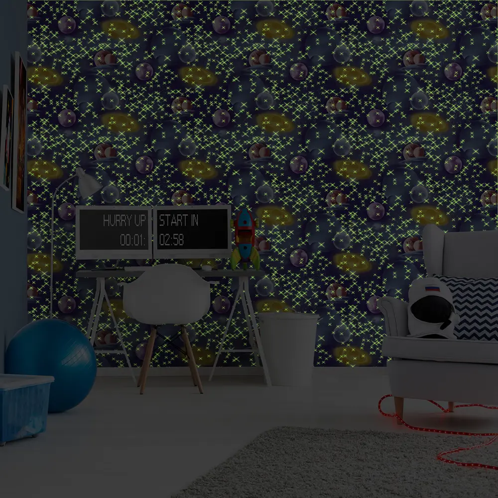 Обои флизелиновые Аспект Спейс синие 1.06 м 70267-66 АСПЕКТ РУ STLM-2061243 - Вид №4