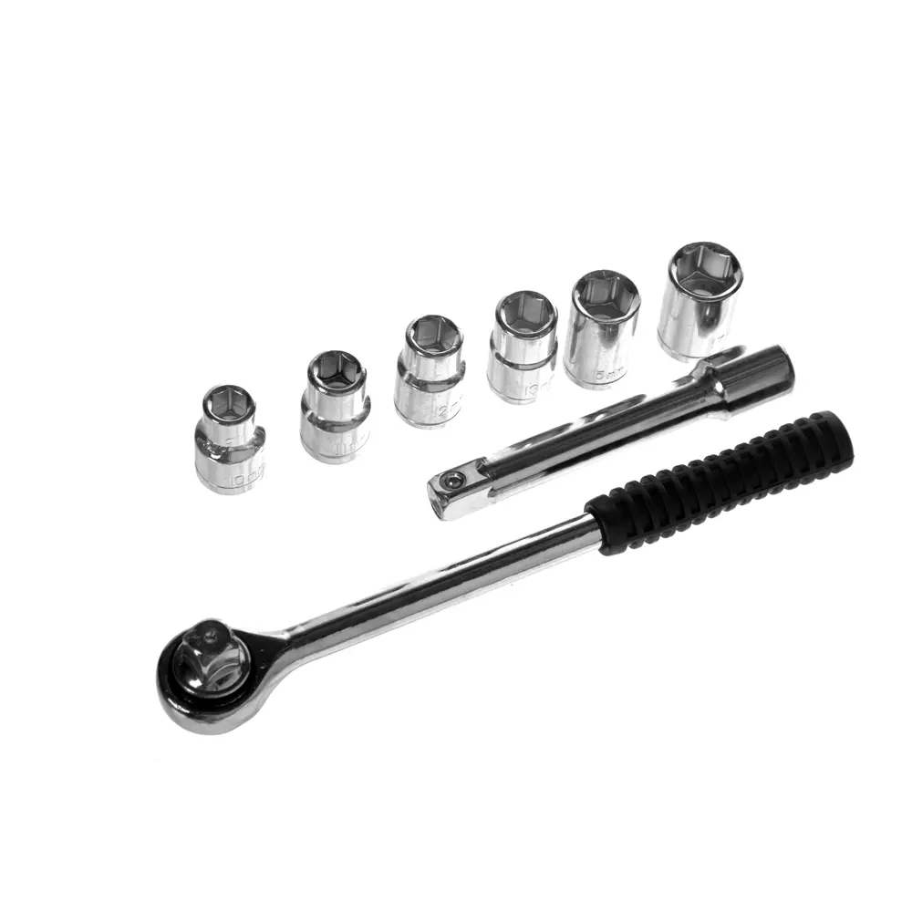Трещотка Top Tools 1/2" + набор головок 8 шт VERTEXTOOLS STLM-2163038