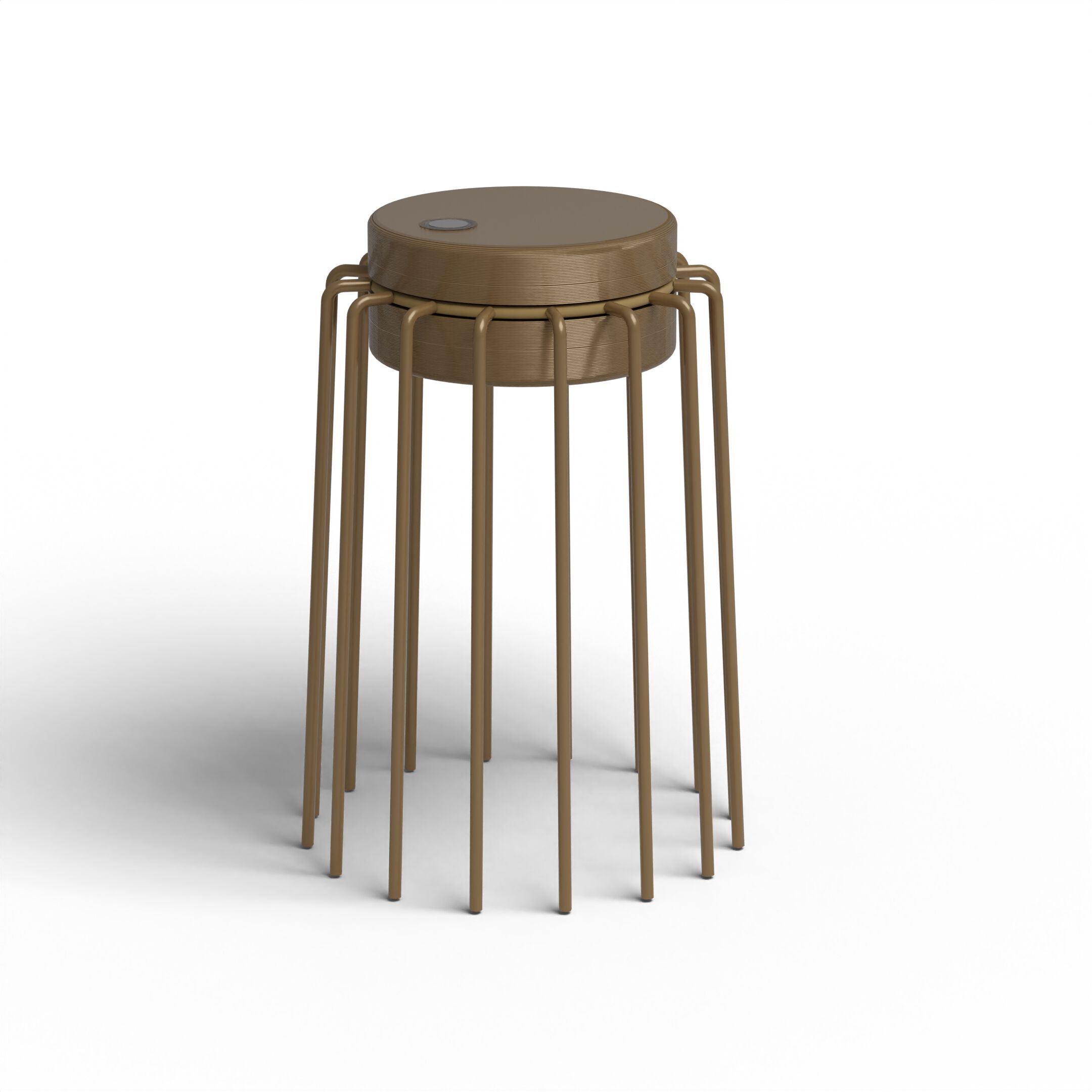 Перезаряжаемая настольная лампа с железным стержнем Pipedesign MEDUSA ARCH-00057485 - Вид №1