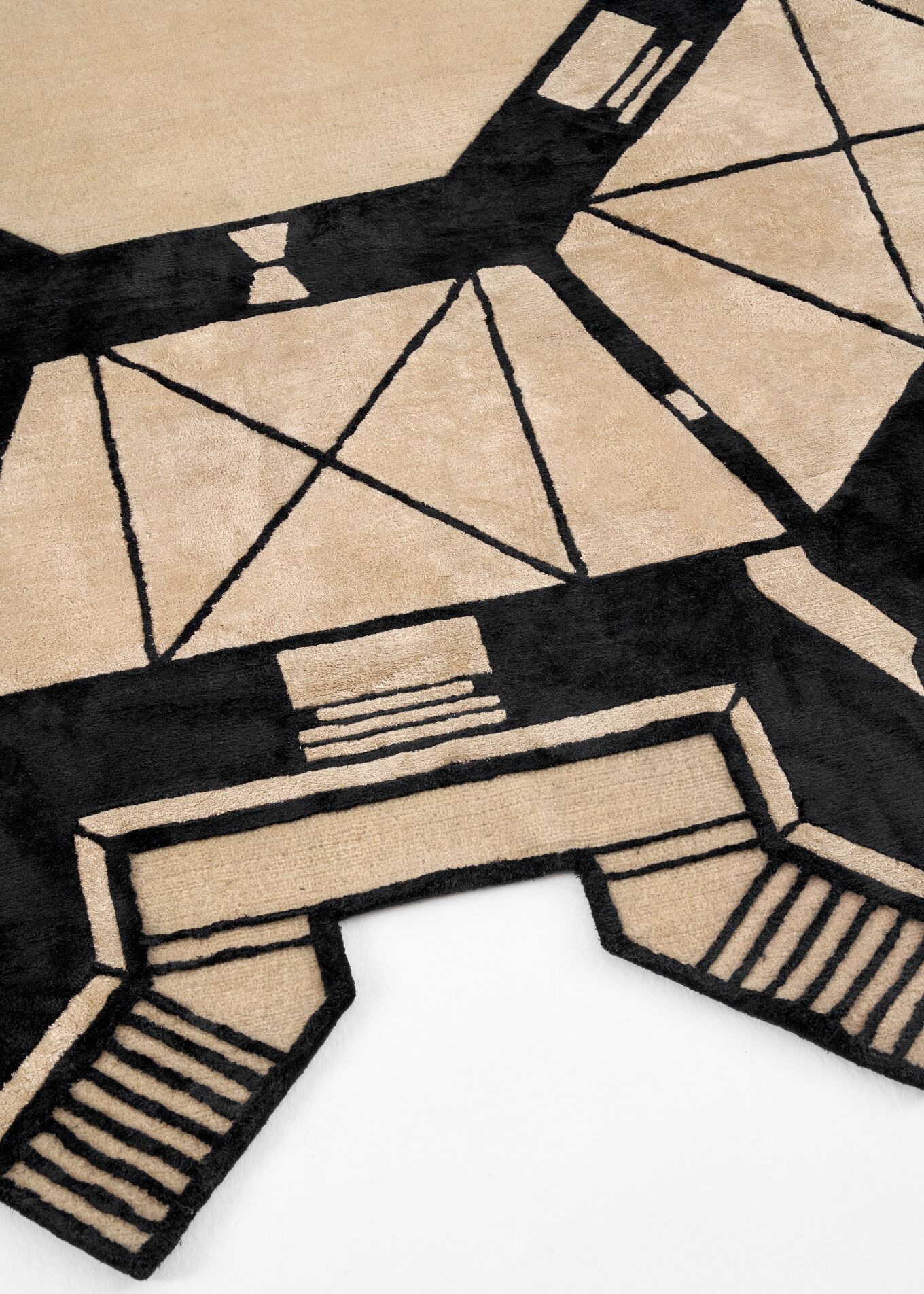 Ковер ручной работы из шерсти и шелка Tapis Rouge памятники ARCH-00115022 - Вид №1