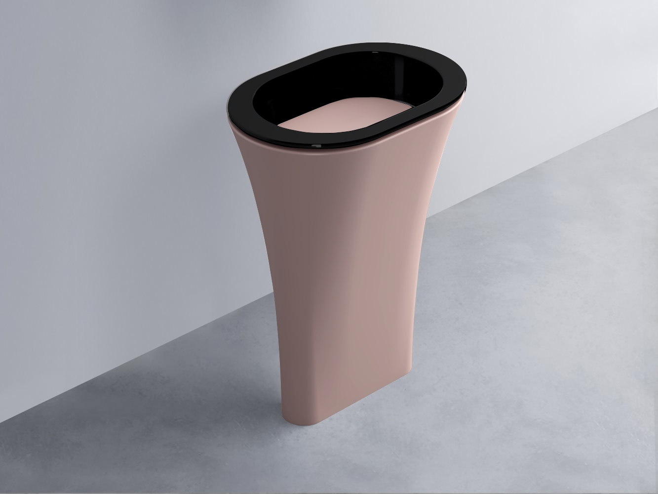 AMLA65-N+AMPILO-CP+AMCOLO-CP Раковина Amedeo Ovale отдельностоящая cielo Enjoy + Amedeo Ceramica Cielo