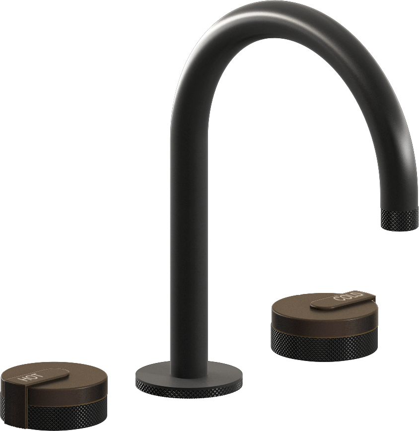 E-11512-R1OB-L1OB-BK Смеситель для умывальника на 3 отвертия GRAFF MOD+