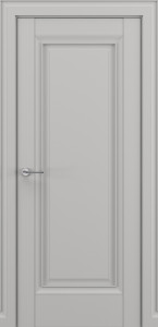 90399556 Межкомнатная дверь Classic Baguette Неаполь ПГ B1 35х600х2000 серый матовый STLM-0214581 ZADOOR