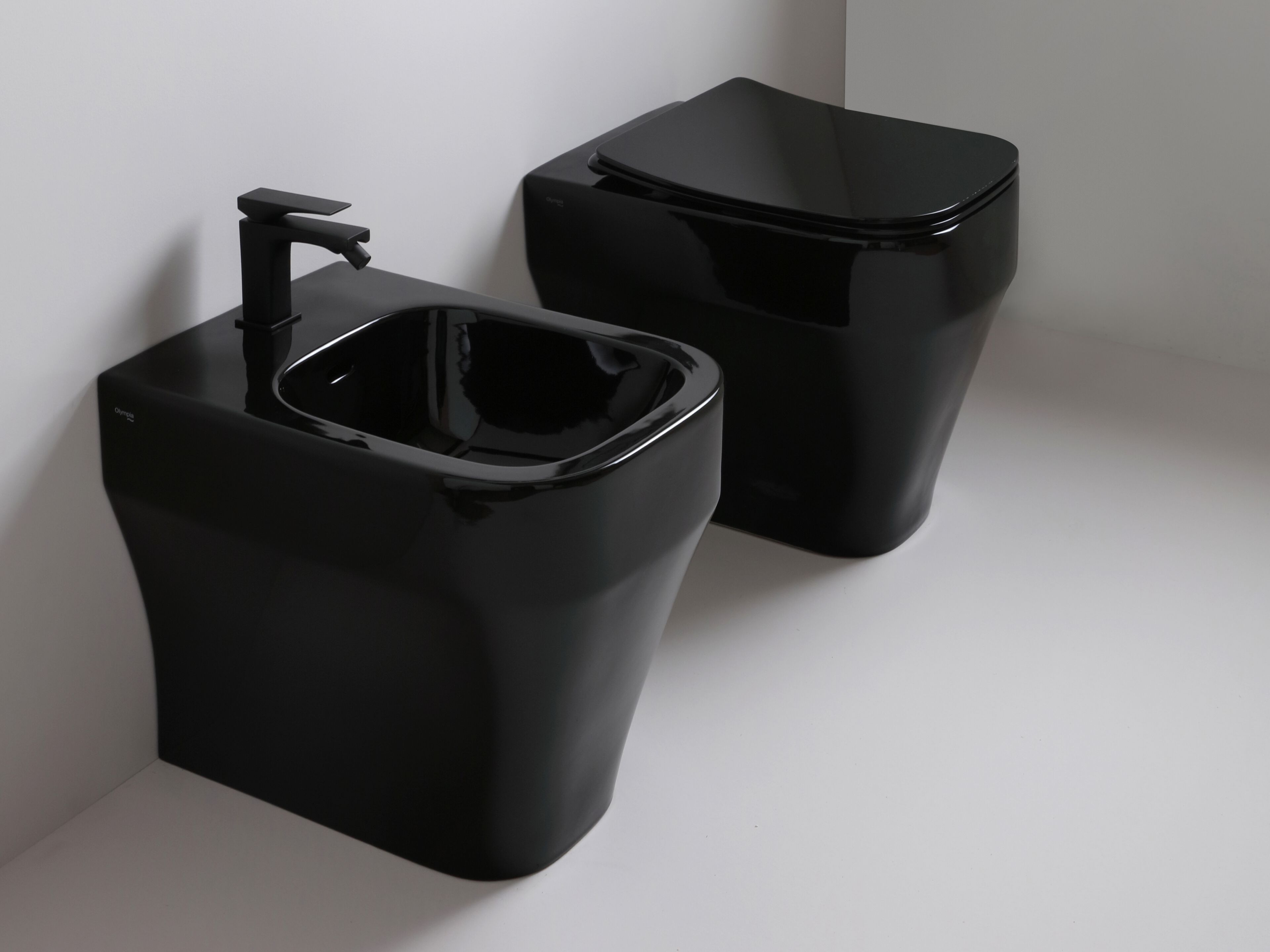 Биде из стекла с переливом на полу Olympia Ceramica Synthesis Eco ARCH-00151191 - Вид №1