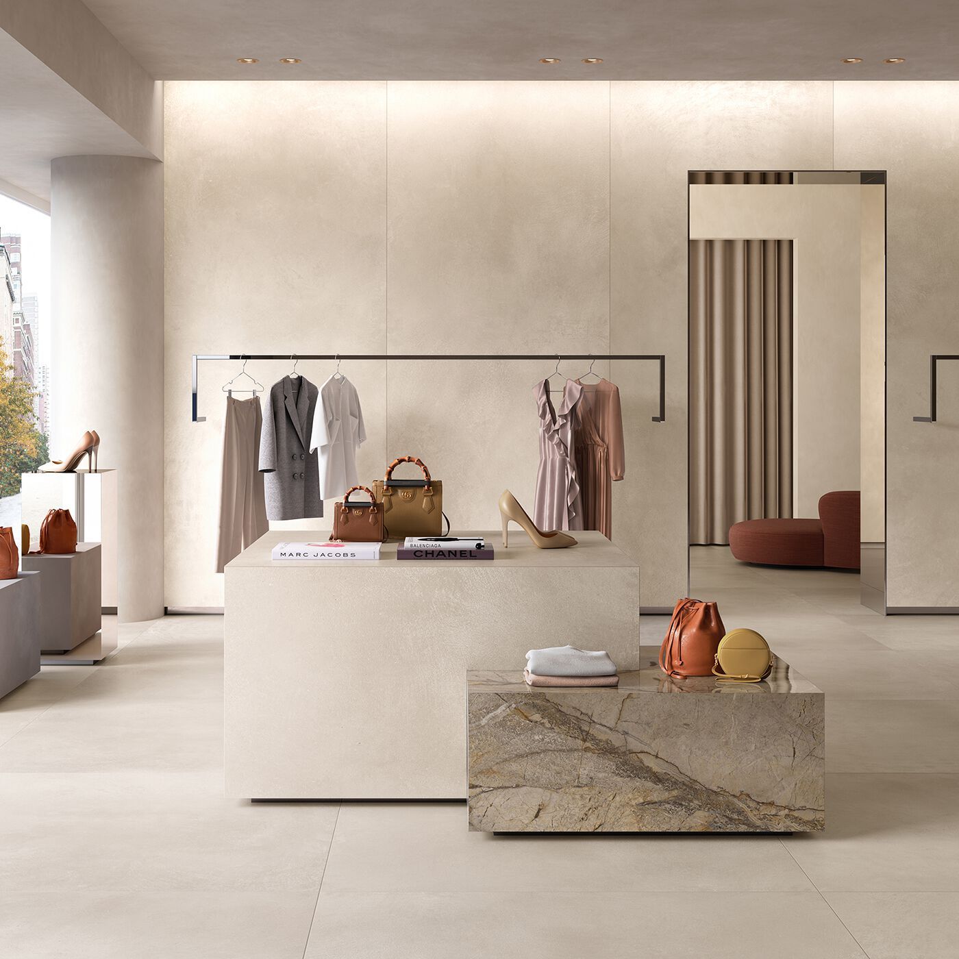 Пол / керамогранит с эффектом цемента Revigrés ARCH-00008329 - Вид №4