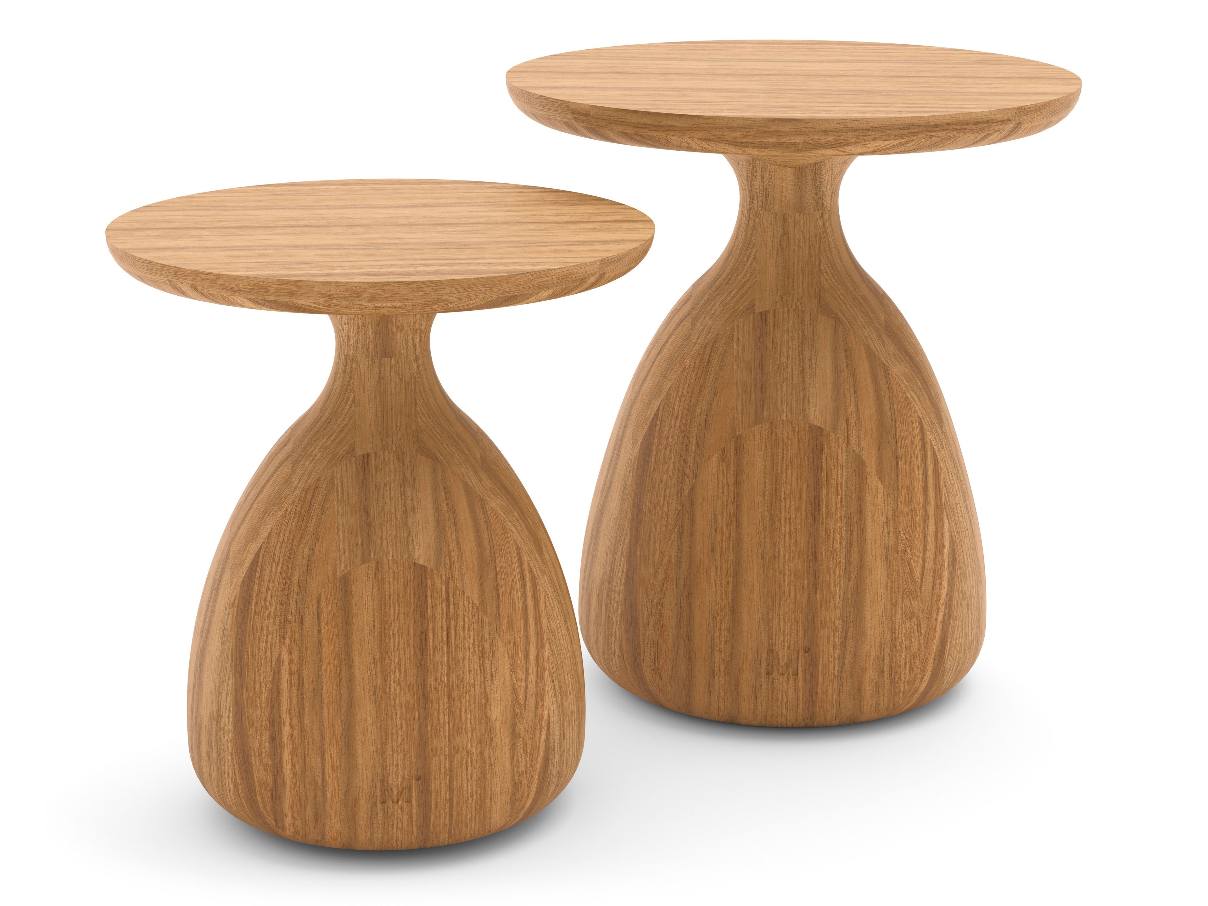 Деревянный круглый садовый журнальный столик MANUTTI Цуки ARCH-00101660