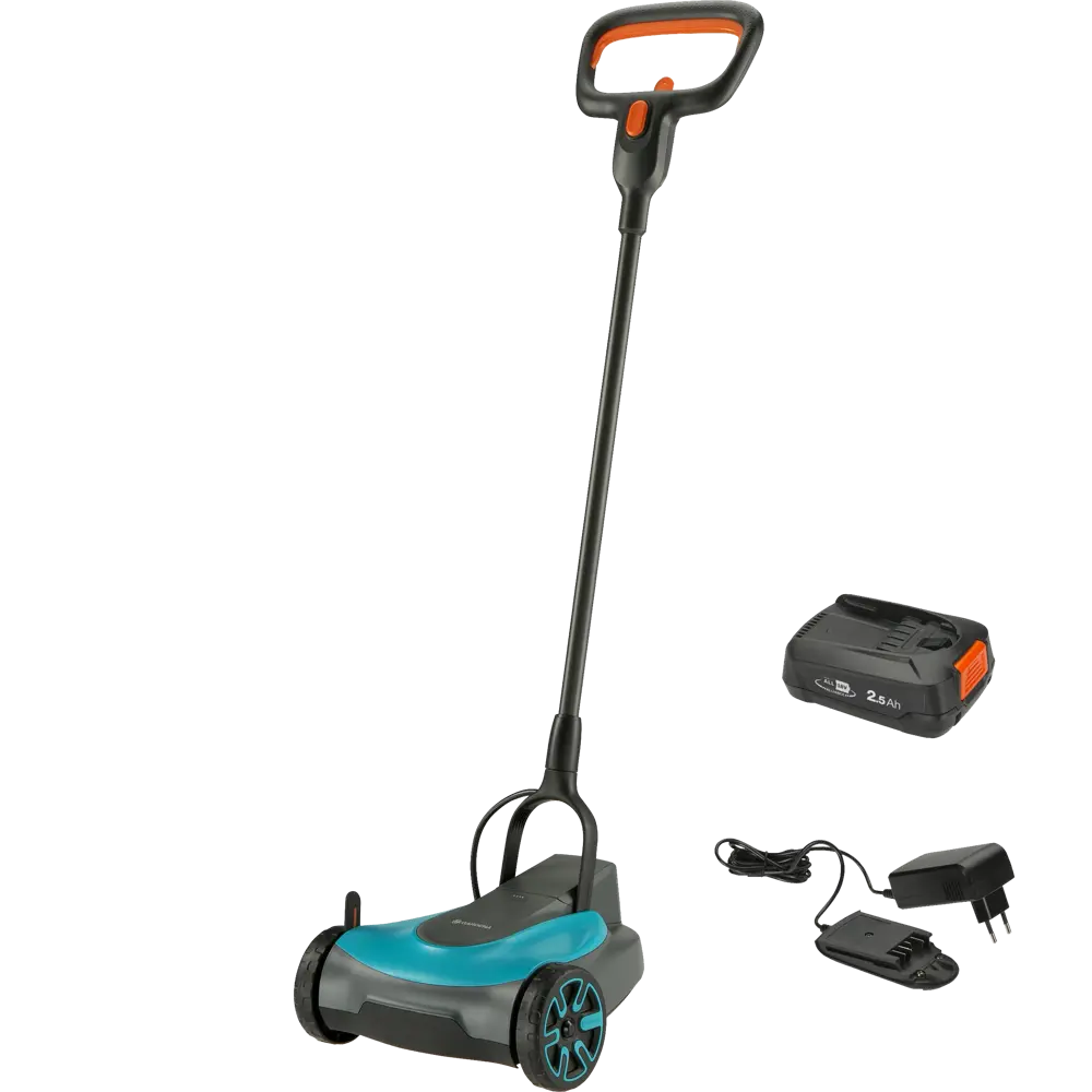 Газонокосилка аккумуляторная Gardena 22/18V P4A Set 18 В 22 см 1x2.5 Ач АКБ и ЗУ входит в комплект STLM-2068133