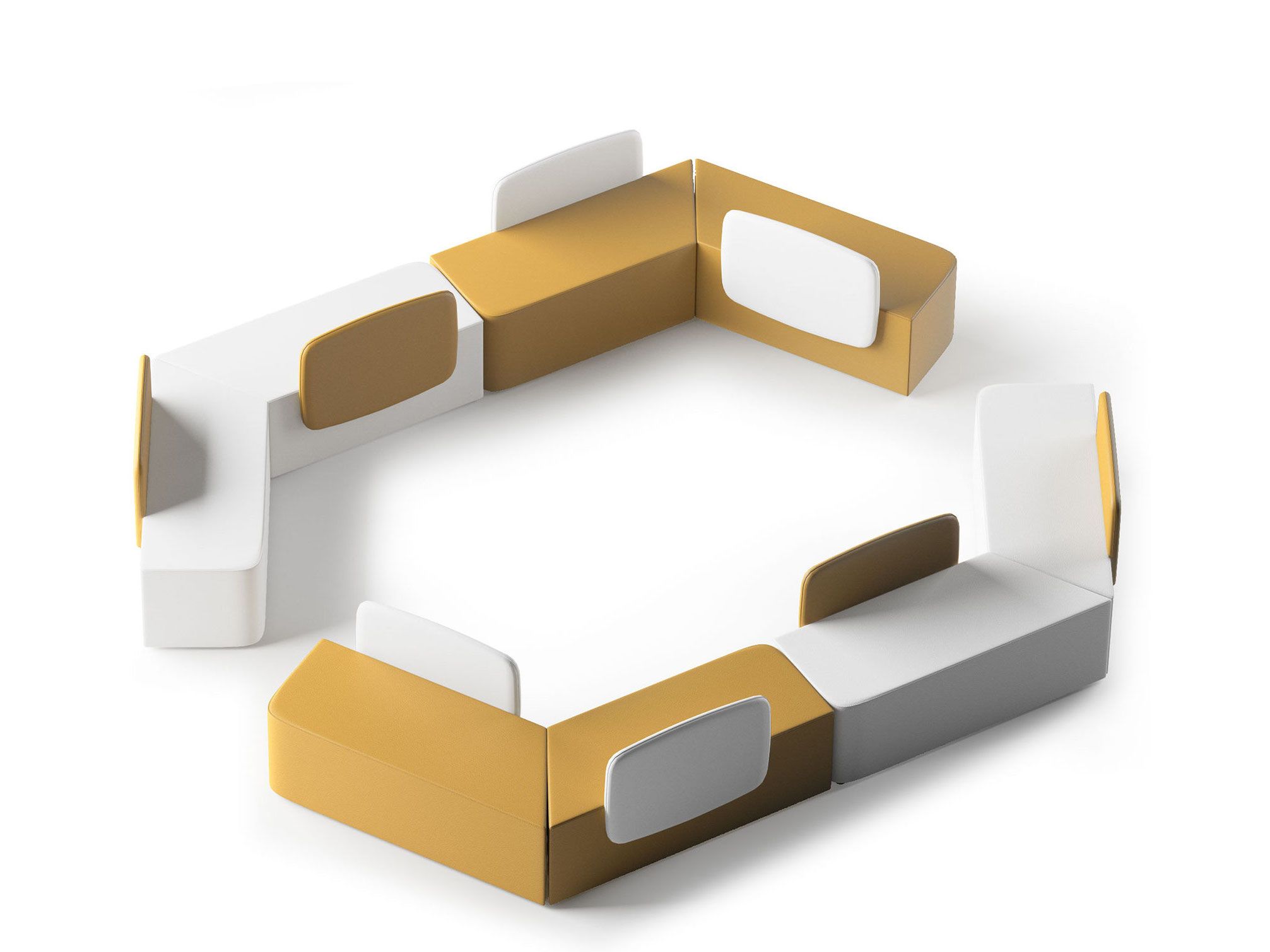 Модульный тканевый диван SITLOSOPHY® ARCH-00134525 - Вид №1