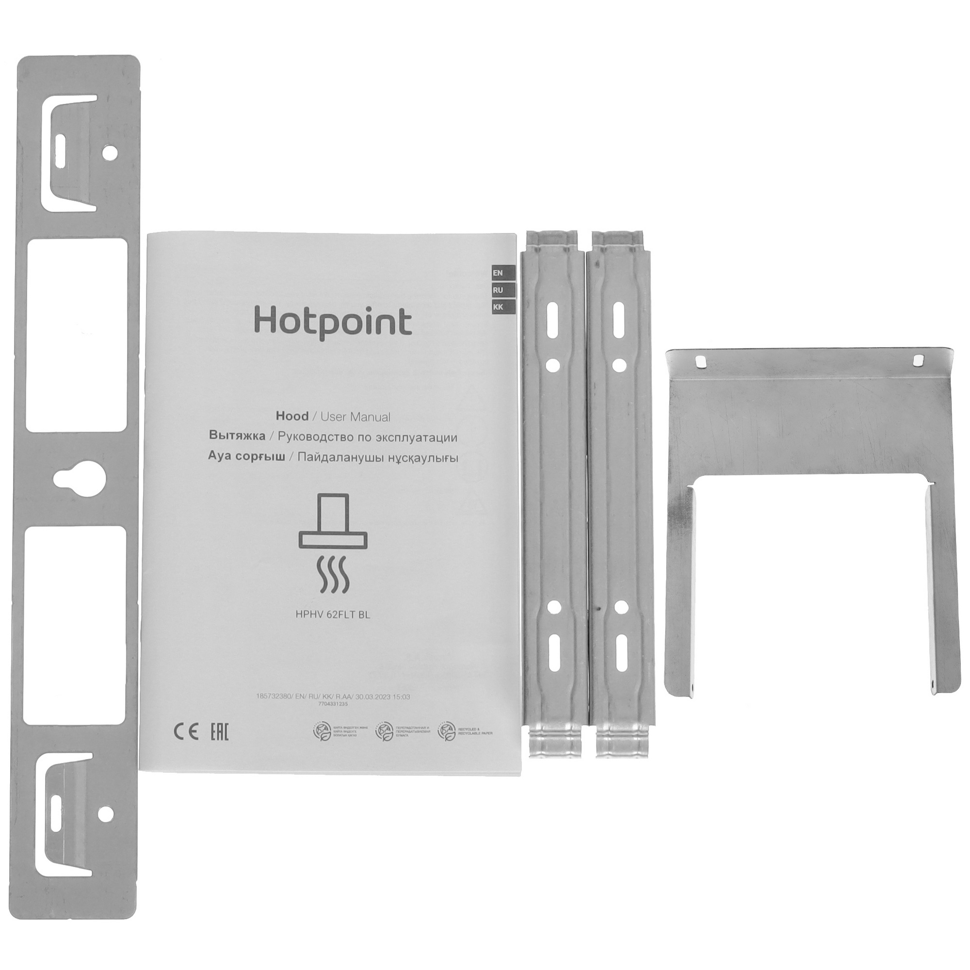 9006751 Вытяжка наклонная Hotpoint HPHV 62FLT BL черный/черный STDN-0020830 - Вид №11