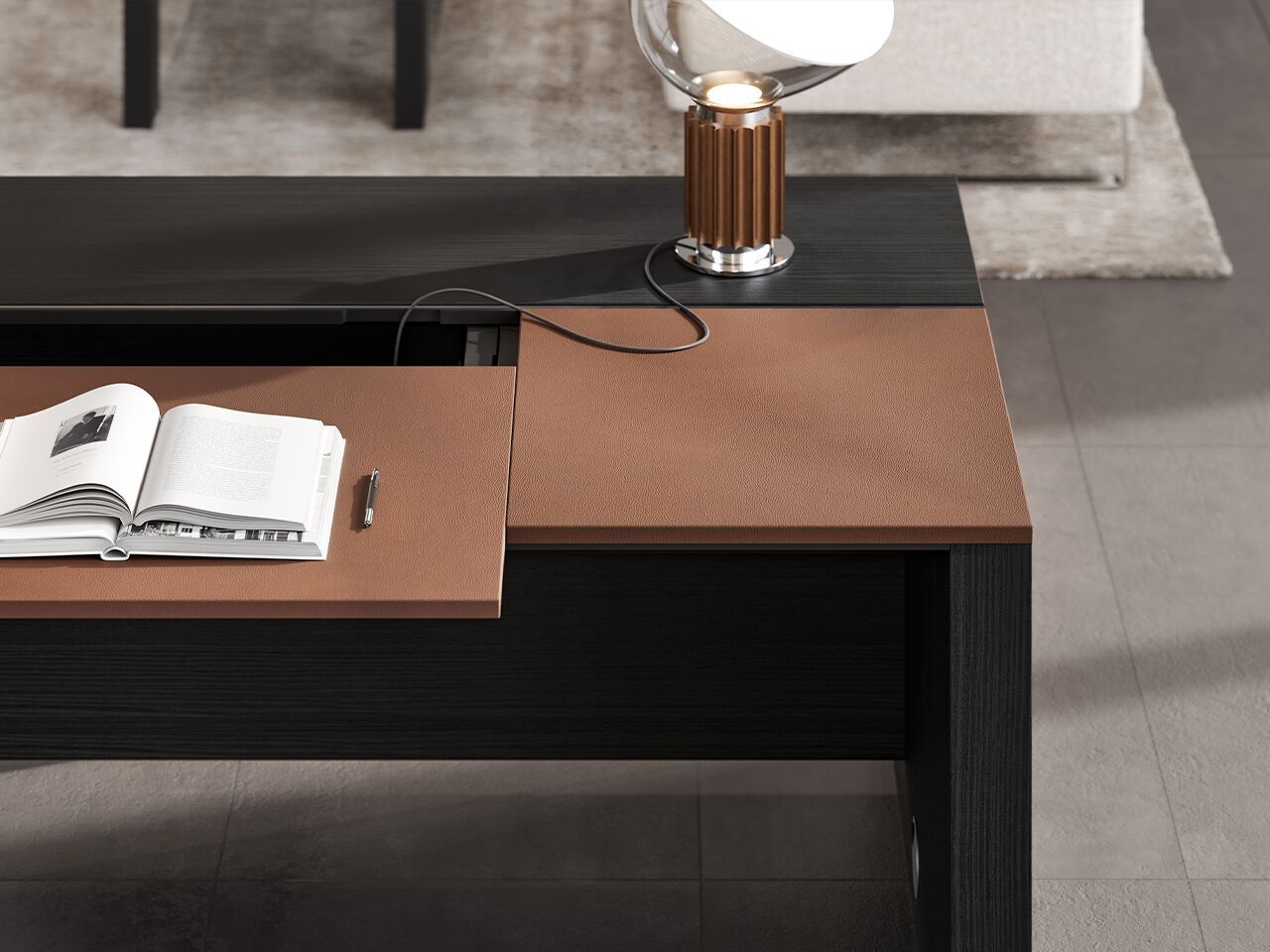 Деревянный секционный угловой стол FREZZA Ono ARCH-00041747 - Вид №2