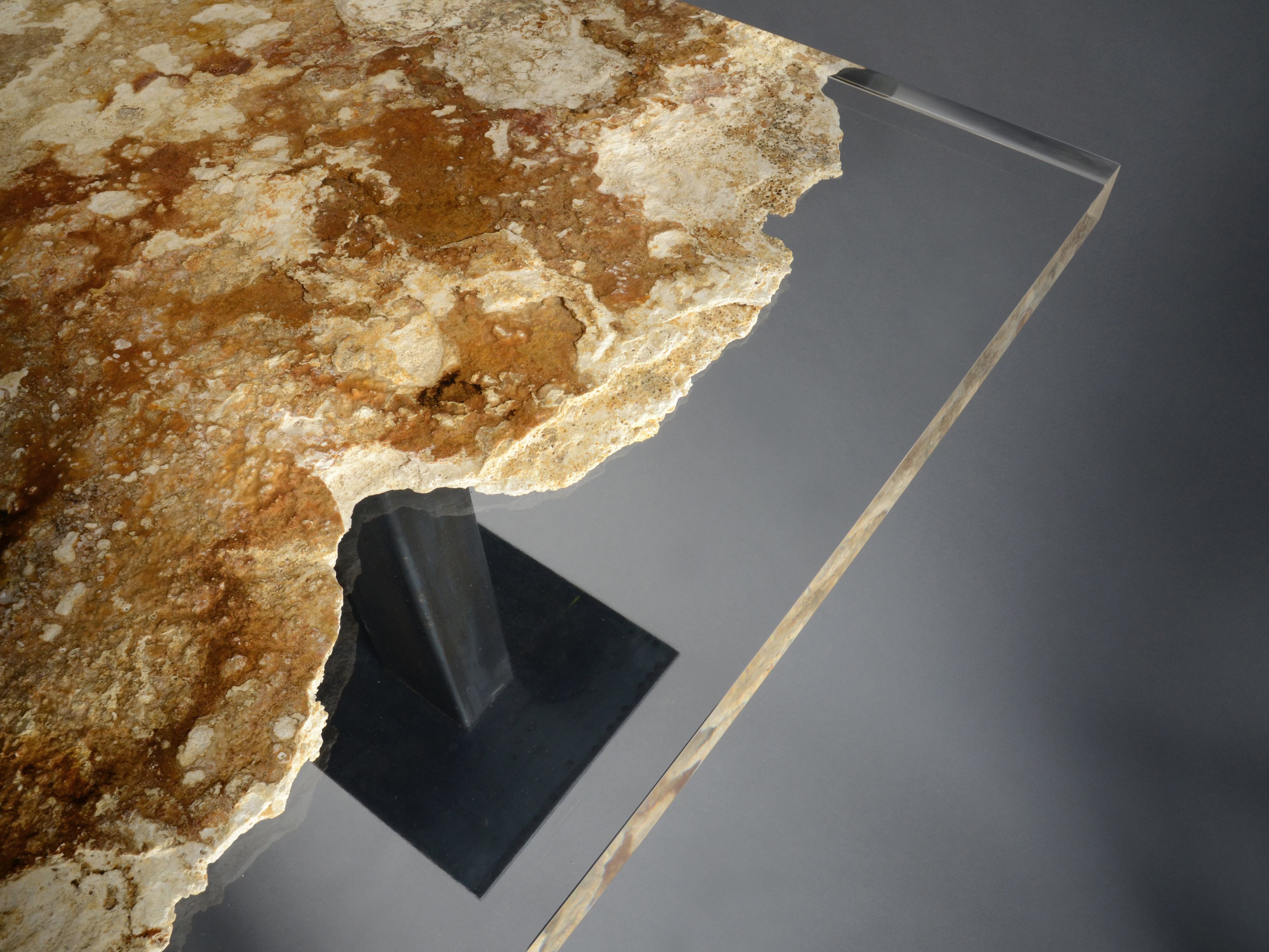 Прямоугольный обеденный стол из травертина от Rapolano alcarol Bedrock ARCH-00048666 - Вид №10