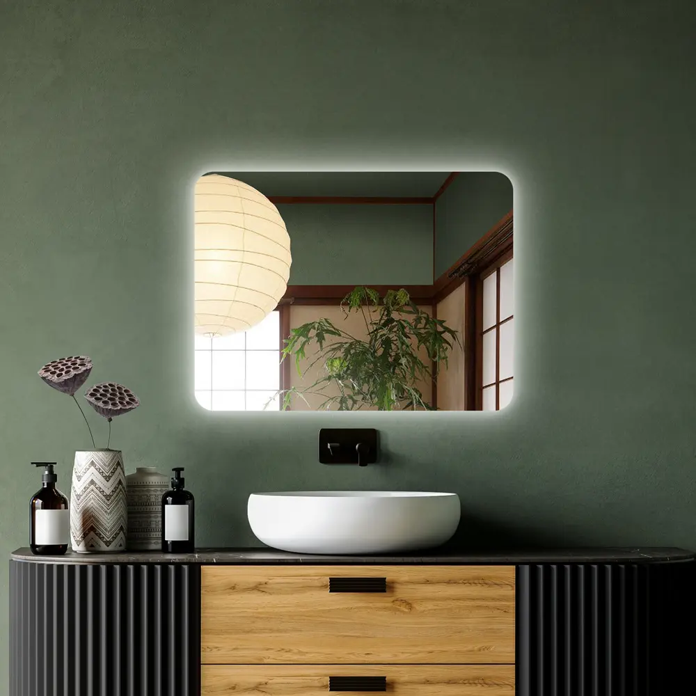 Зеркало Santreyd Singapore с LED-подсветкой и антизапотеванием 80×60 см 89356946 Сингапур STLM-0970145 - Вид №3