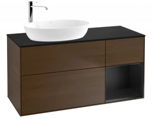 Villeroy&Boch Тумба под раковину Прямоугольная версия F932PDGN Finion Walnut Veneer