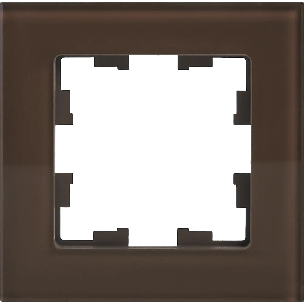 Рамка для розеток и выключателей IEK Brite 1 пост цвет бронза STLM-2033198