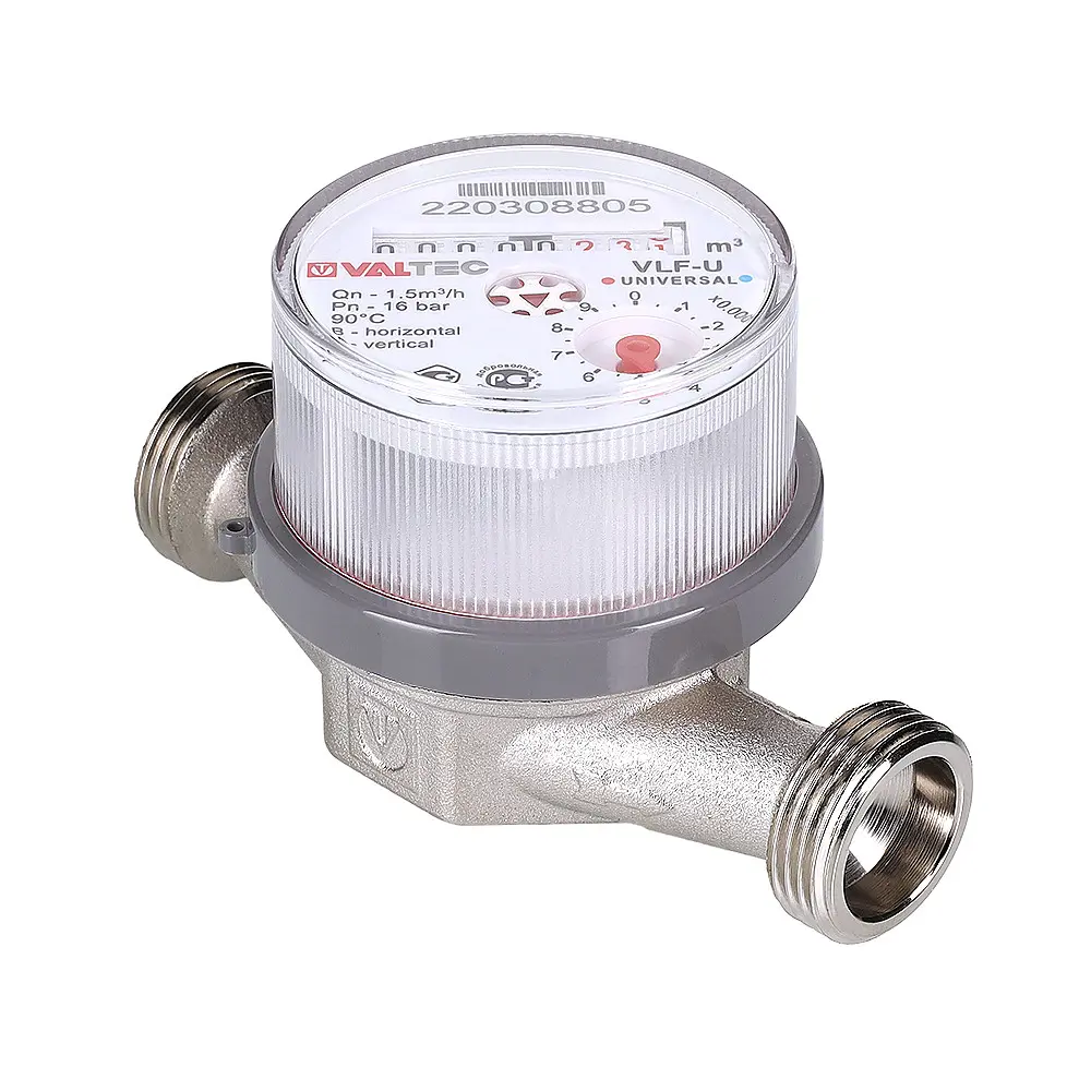 Счетчик для воды Valtec универсальный 1/2" 80 мм STLM-2126689