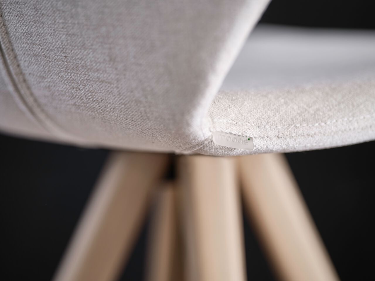 Стул из ткани без подлокотников Mobitec Moods ARCH-00019885 - Вид №3