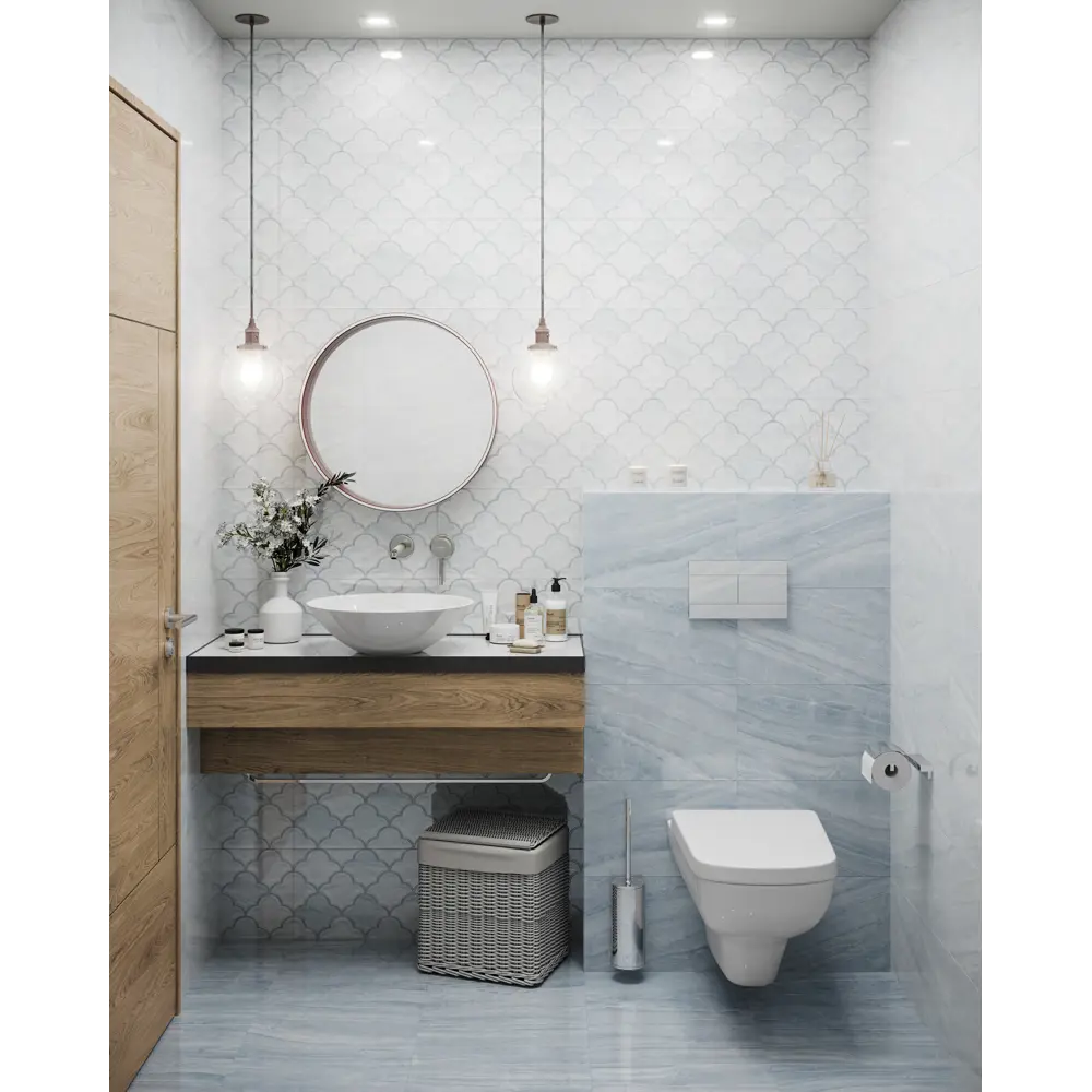Плитка напольная Ars 40x40 см 1.12 м² цвет голубой 82719252 STLM-2107062 Santreyd - Вид №4
