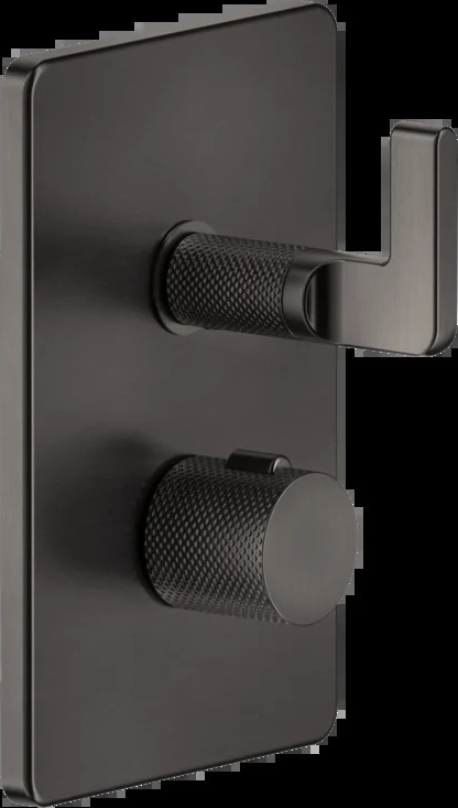 Смеситель для душа 58136 707 Gessi Inciso ЧЕРНЫЙ МЕТАЛЛ BR. PVD