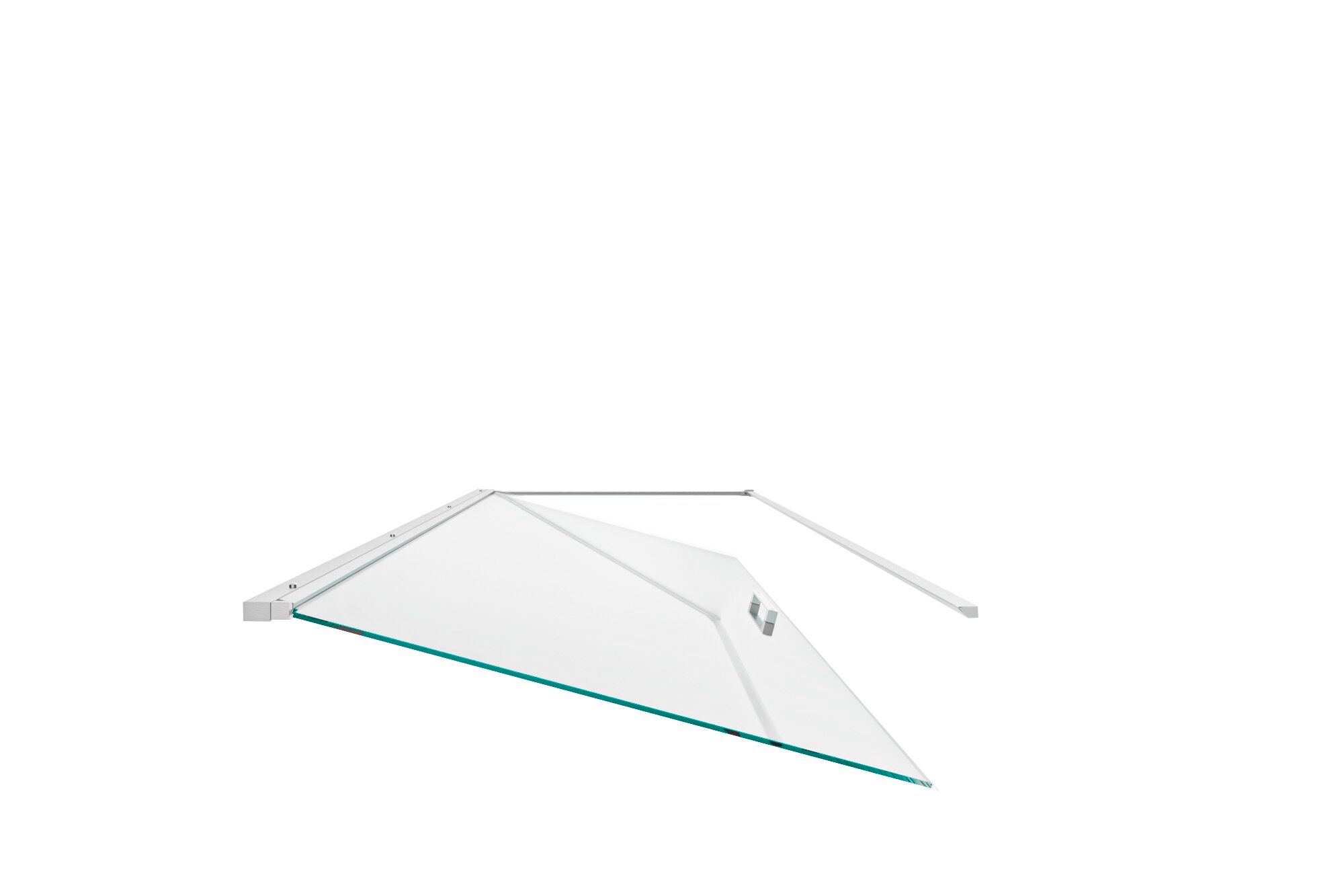 Алюминиевая и стеклянная нишевая душевая кабина TAMANACO SWING ARCH-00046192 - Вид №1