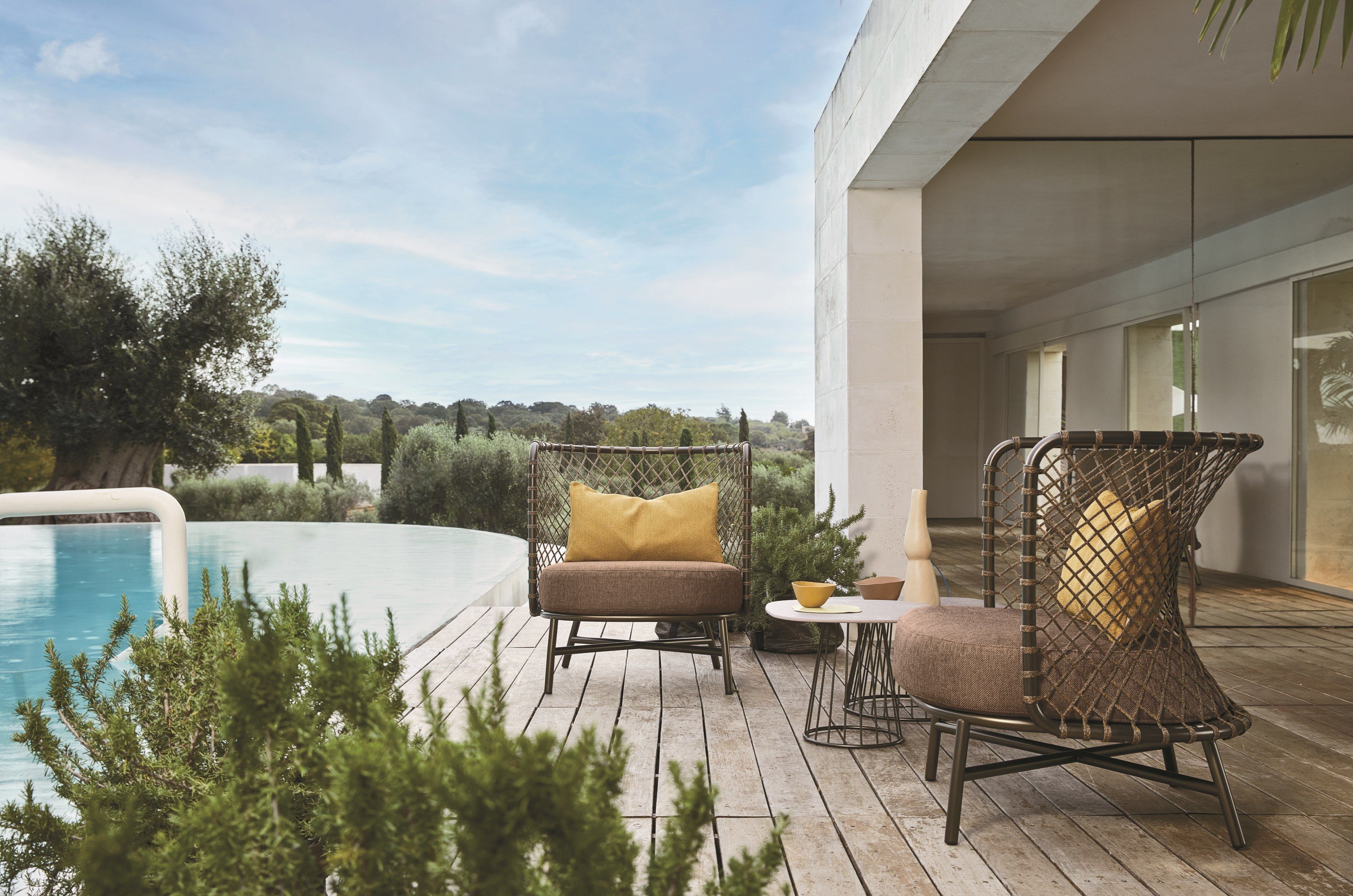 Плетеное кресло с полиэфирной веревкой Roberti Charme ARCH-00090223 - Вид №5