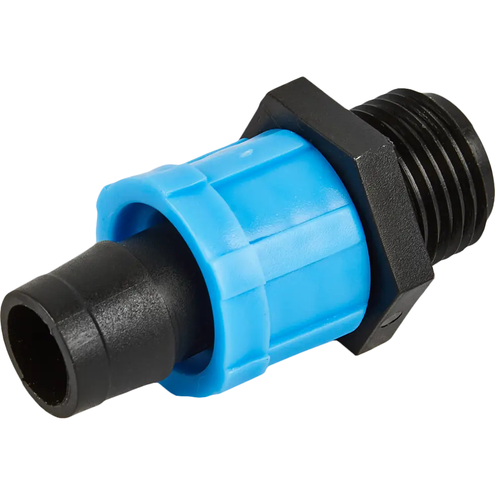 Адаптер BOUTTE для подключения капельной ленты 16 мм с резьбой 1/2" (2 шт) 87270991 STLM-0953001 - Вид №1