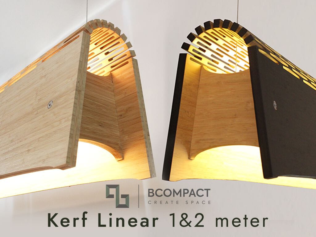 Бамбуковый подвесной светильник Bcompact Kerf ARCH-00072671 - Вид №1