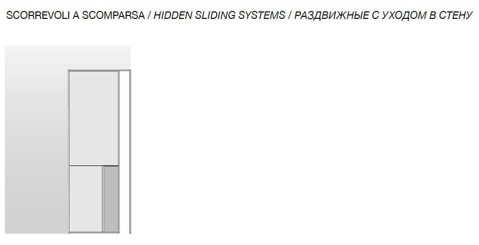 Кожаная раздвижная дверь Longhi Aluminiun Chic-Doors ARCH-00066349 - Вид №10