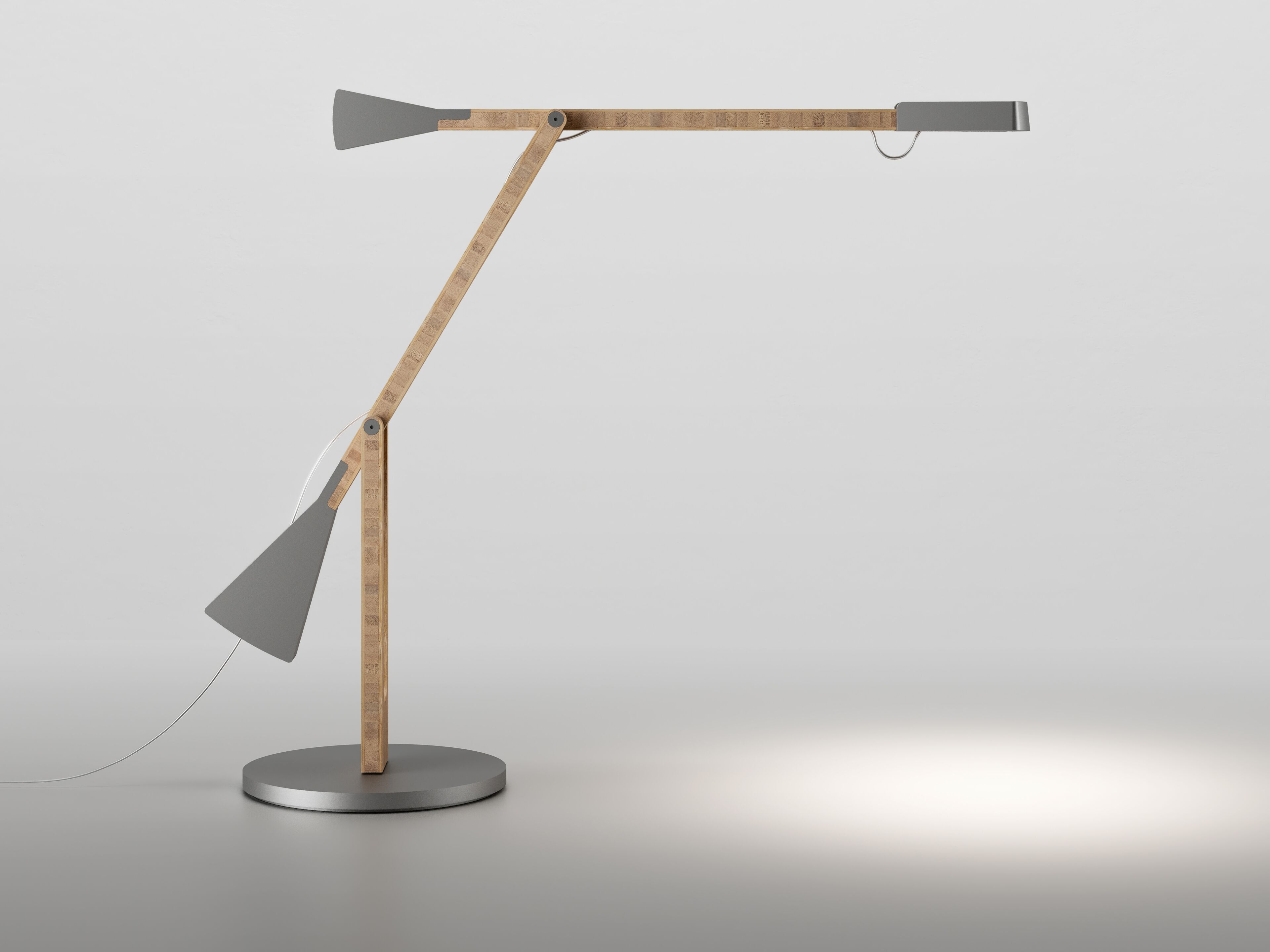 Бамбуковая регулируемая настольная лампа Artemide INTERNODE ARCH-00062367