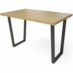Обеденный стол прямоугольный натуральный дуб 120 см "Лофт" U dn MILLWOOD RAW 134437 Дуб сонома;бежевый