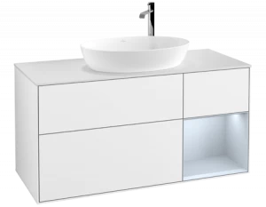 Villeroy&Boch Тумба под раковину Прямоугольная версия F951HAGF Finion Glossy White Lacquer