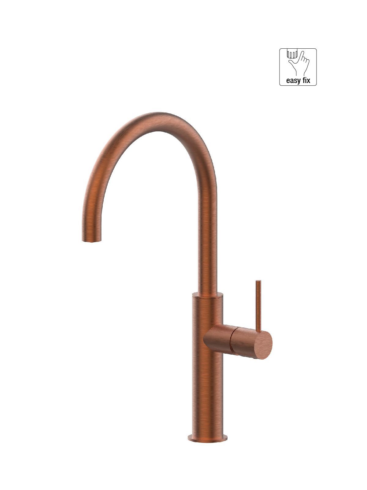 Однорычажный смеситель для кухни из нержавеющей стали Rubinetterie Frattini Pepe XL 316 ARCH-00062229 - Вид №3