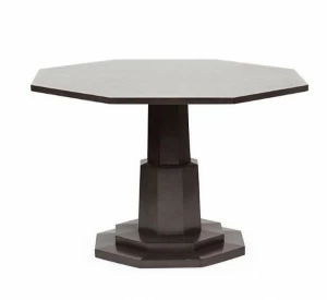 Обеденный стол деревянный восьмигранный темно-коричневый 115 см Diamond ICON DESIGNE  178139 Коричневый