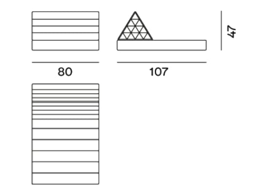 Ткань Dormeuse Gervasoni Samet Low ARCH-00129854