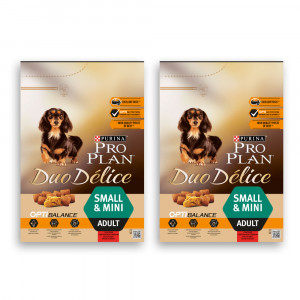 ПР0031245*2 Корм для собак Duo Delice для мелких и карликовых пород говядина, рис сух. 2,5кг (упаковка - 2 шт) Pro Plan