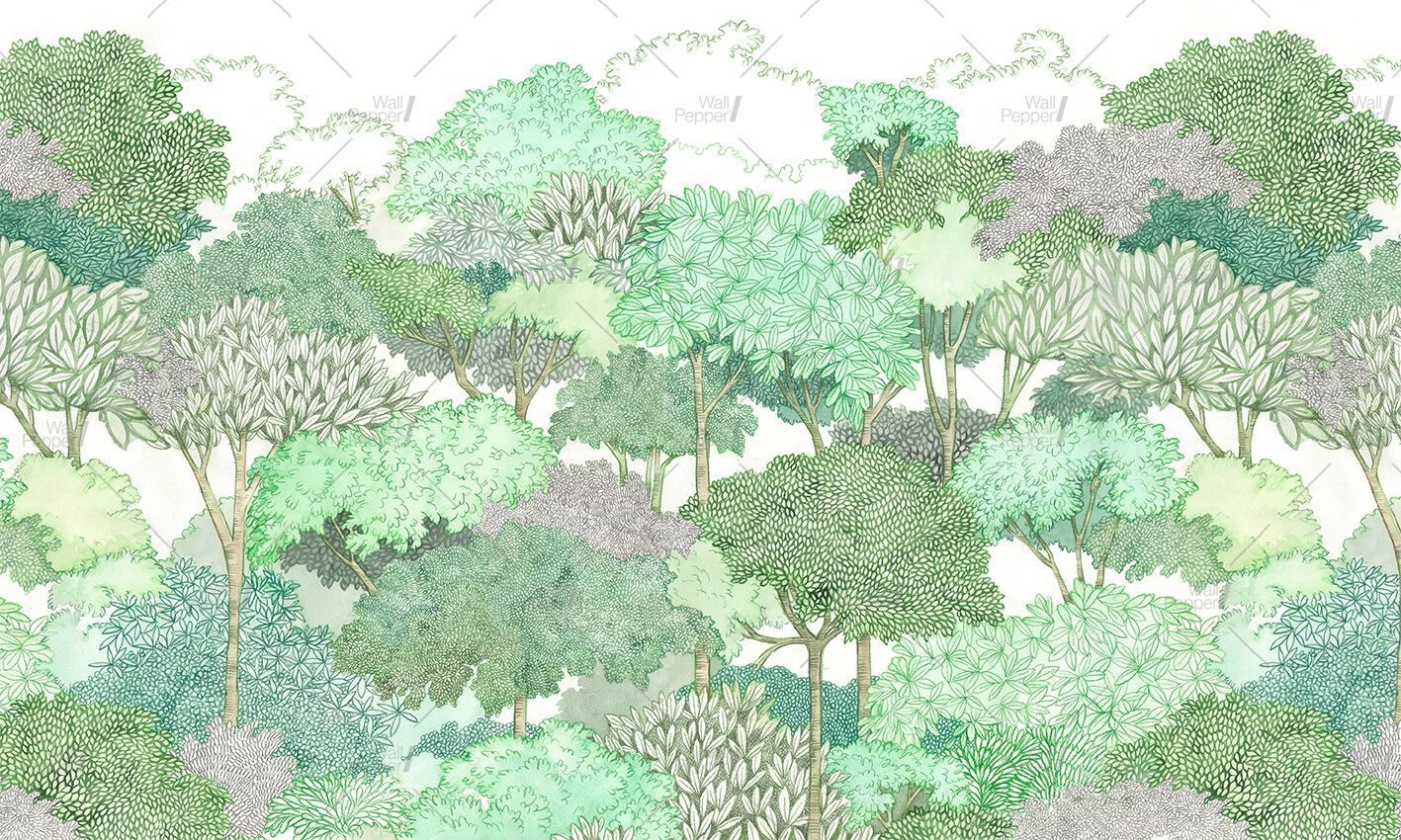 Carta da parati PVC free, eco-friendly, lavabile WallPepper FRESCHE FRASCHE ARCH-00028406 - Вид №1