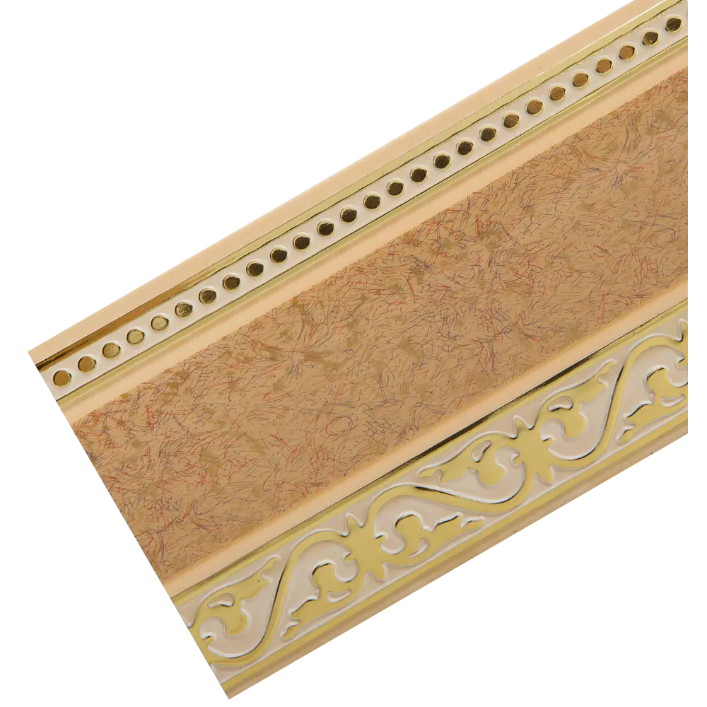 Бленда 1 м/п Монарх 7 см цвет песок DOMLEGRAND STLM-2070219