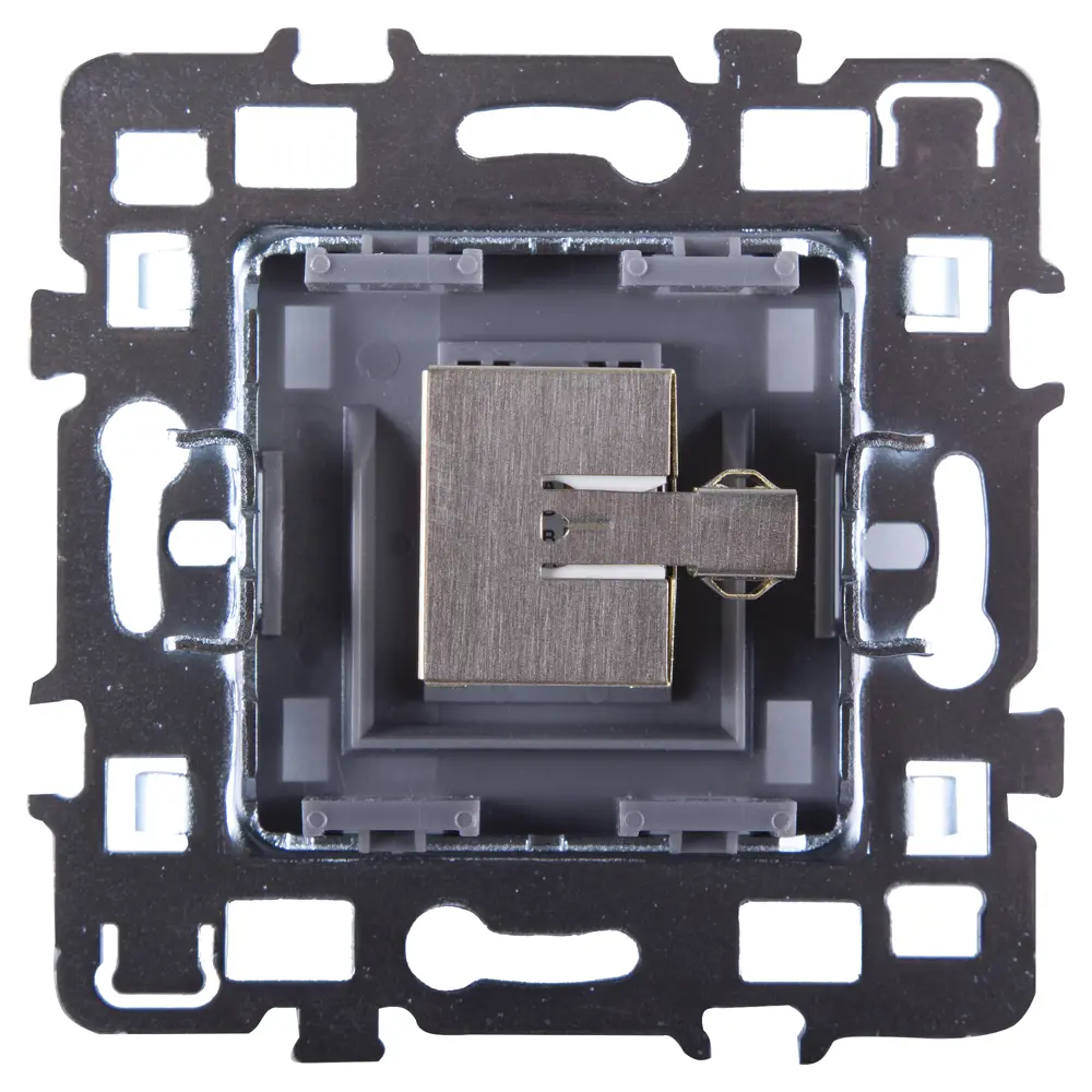 Телефонная розетка встраиваемая Lexman Cosy RJ11, цвет серый STLM-2085466 - Вид №2