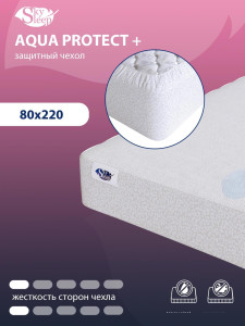 90839952 Чехол на матрас водонепроницаемый Aqua Protect + 80x220 см STLM-0407442 SKYSLEEP