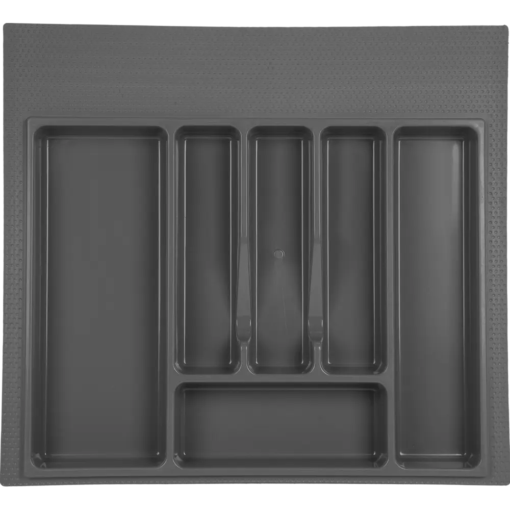 Лоток для столовых приборов Edson 60 см пластик цвет серый STLM-2106171 - Вид №1